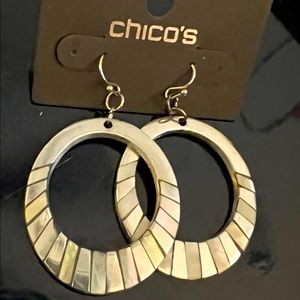 Womens Chicos hoop earrings NEW